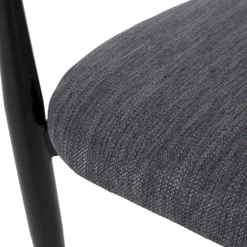 Biscay Set of 2 Fabric Upholstered Iron Dining Chairs by GDFStudio - image 11