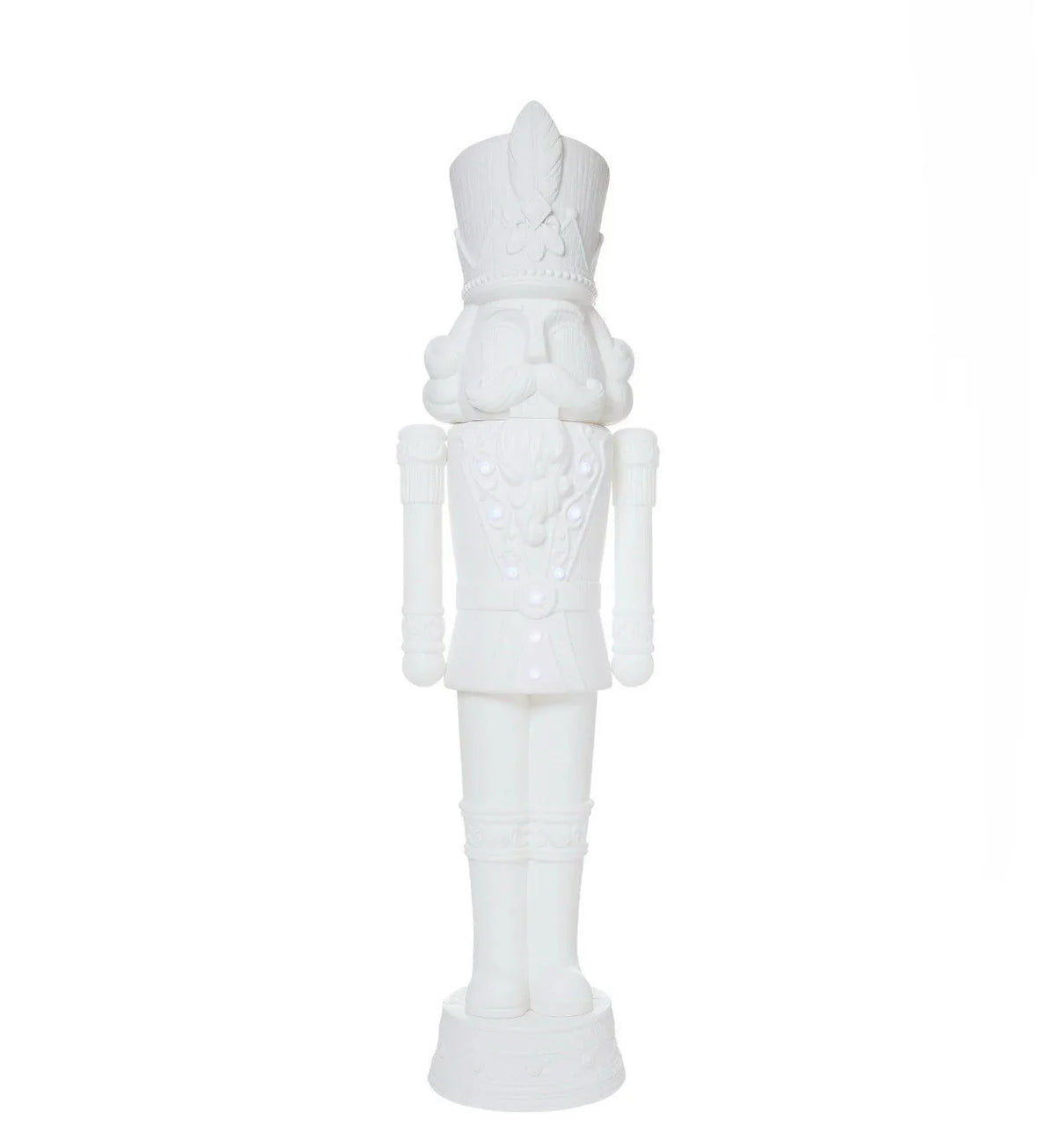 2025 Holiday Time 75” 6 Foot Nutcracker Christmas Statue Decoration, Lights/Music - image 2