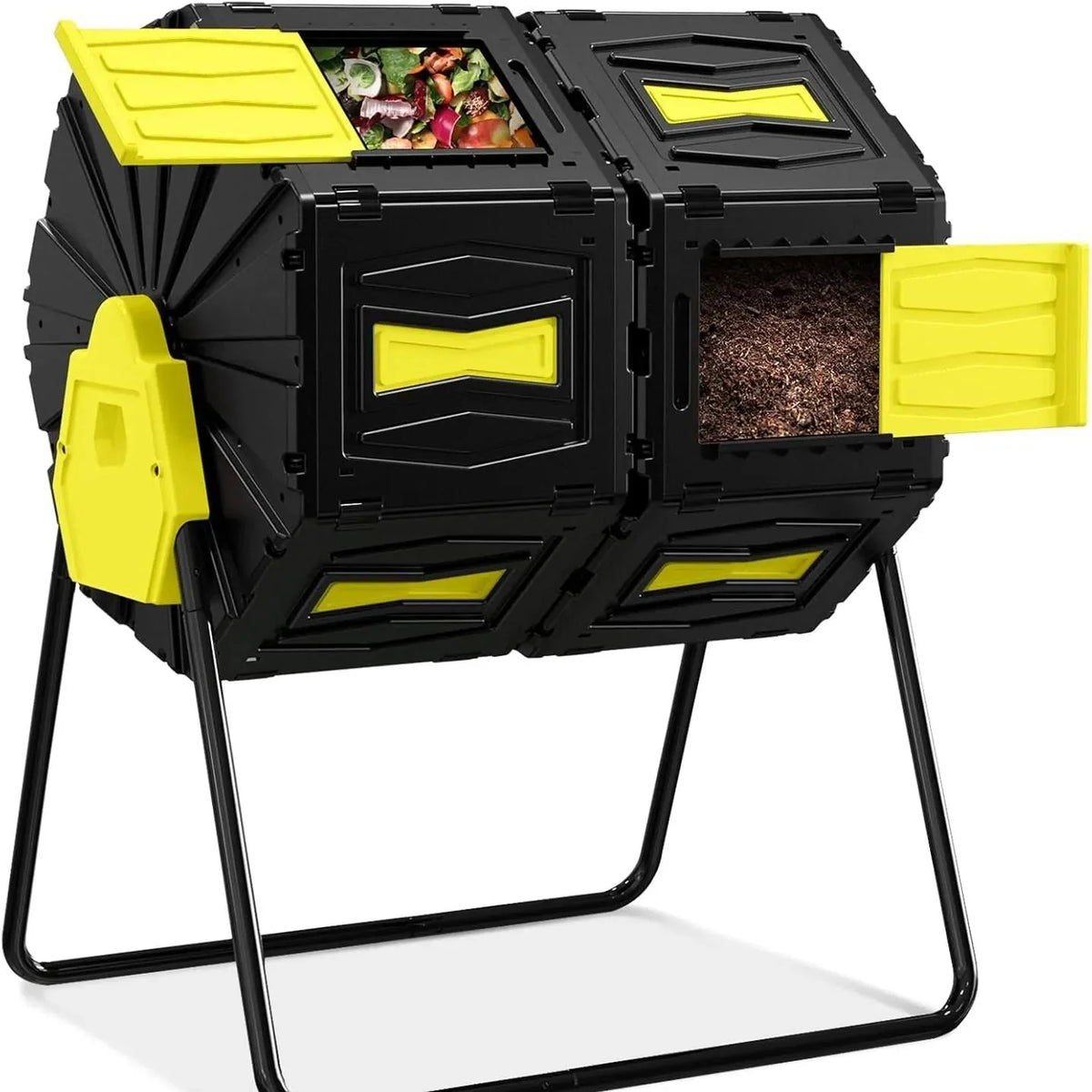 Easy Assemble & Efficient Outdoor Compost Bin 45 Gallon