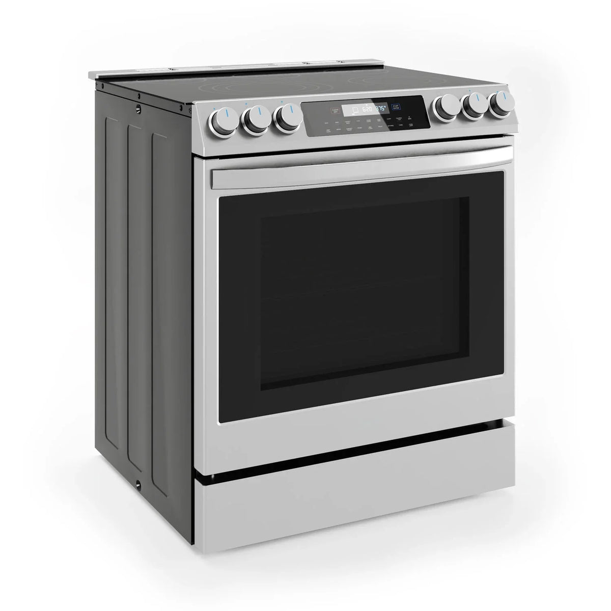 Midea 30-In Slide-In Electric Range with Wi-Fi Connectivity and Fan Convection, Stainless Steel,  MES30S2AST - image 2