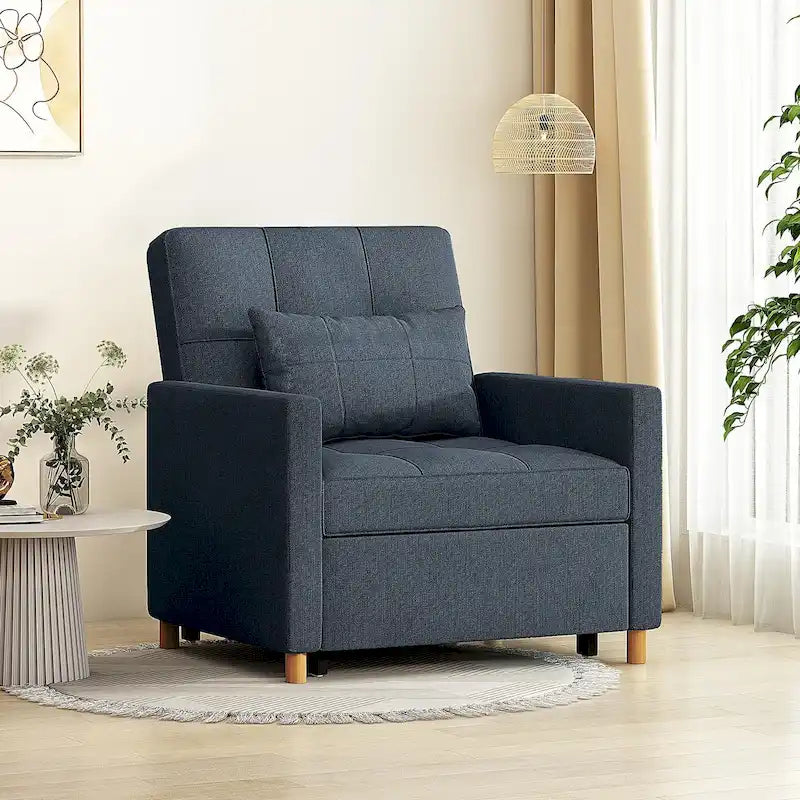 AECOJOY 3-in-1 Convertible Sleeper Sofa Chair with Pillow and Adjustable Backrest - image 10