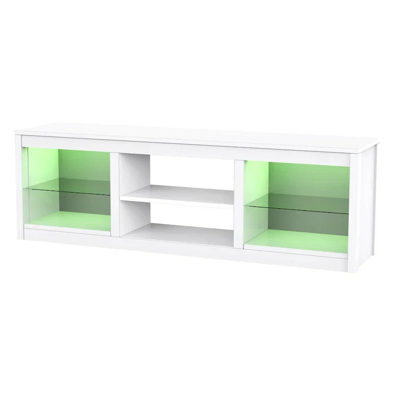 66-Inch Contemporary RGB LED TV Stand Console for TVs Up to 75 Inches - image 22