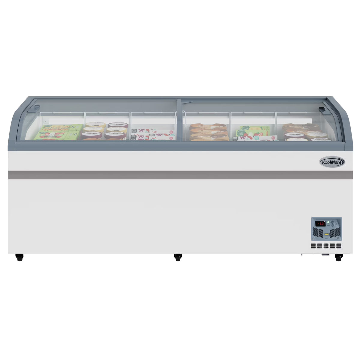 65 Inch Manual Defrost Island Chest Freezer 16 cu. ft. Capacity in White - image 5