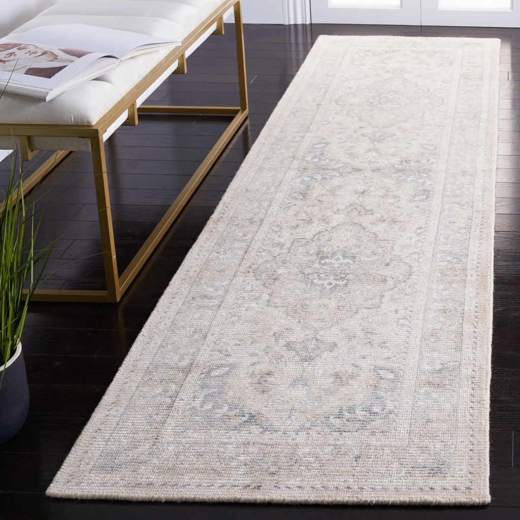 SAFAVIEH Restoration Vintage April Medallion Area Rug, Grey/Ivory, 8' x 10' - image 14
