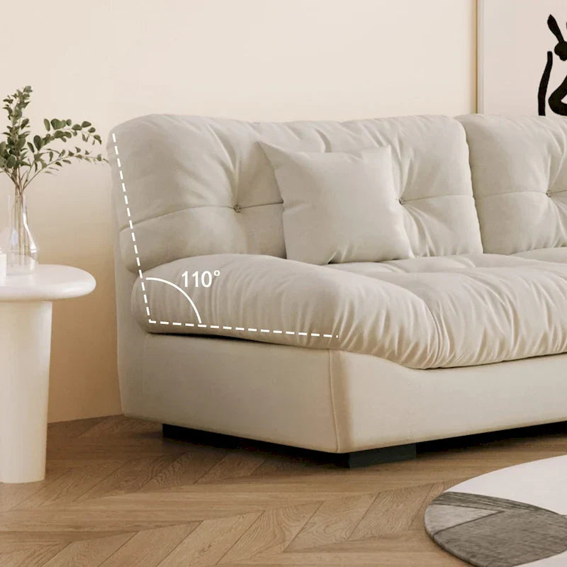 105 Minimalist Cloud Loveseat Sofa with Two Cushions - image 5