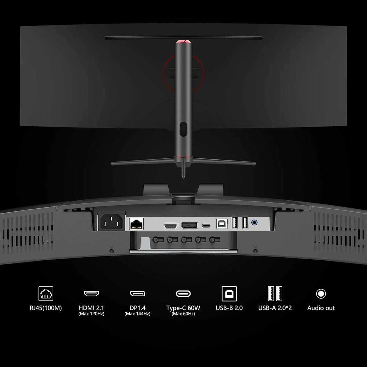 49" Curved Gaming Monitor, 144Hz, HDR400, USB-C - image 7