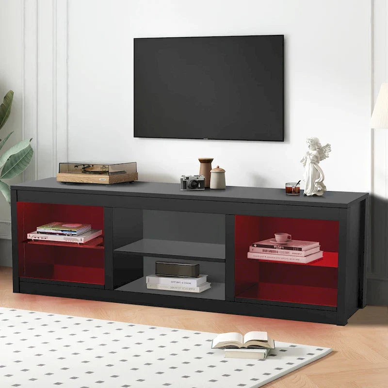 66-Inch Contemporary RGB LED TV Stand Console for TVs Up to 75 Inches - image 10
