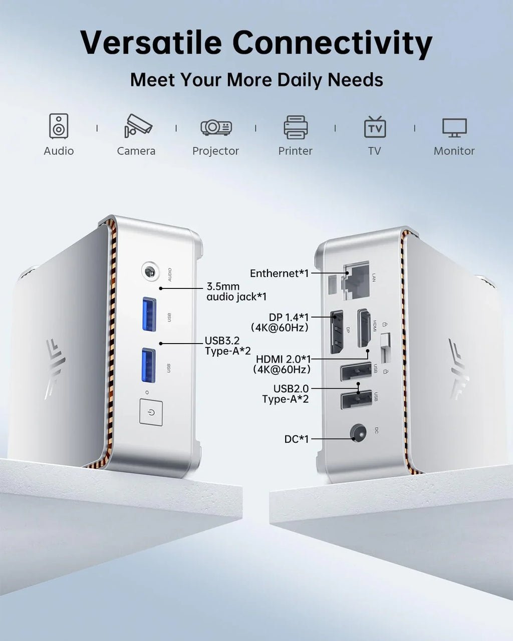 KAMRUI GK3Plus Mini PC, 16GB RAM, 512GB M.2 SSD Mini Computer - image 13