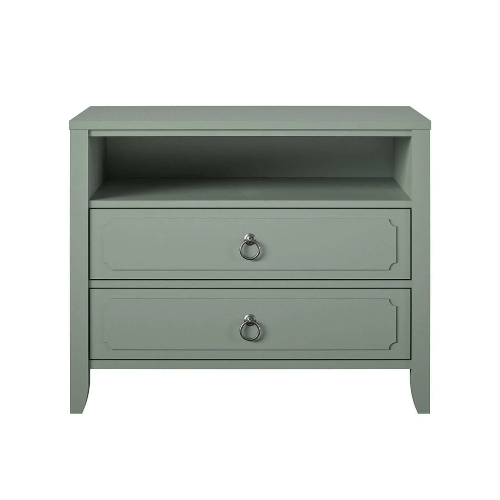 Drawer Nightstand, Green