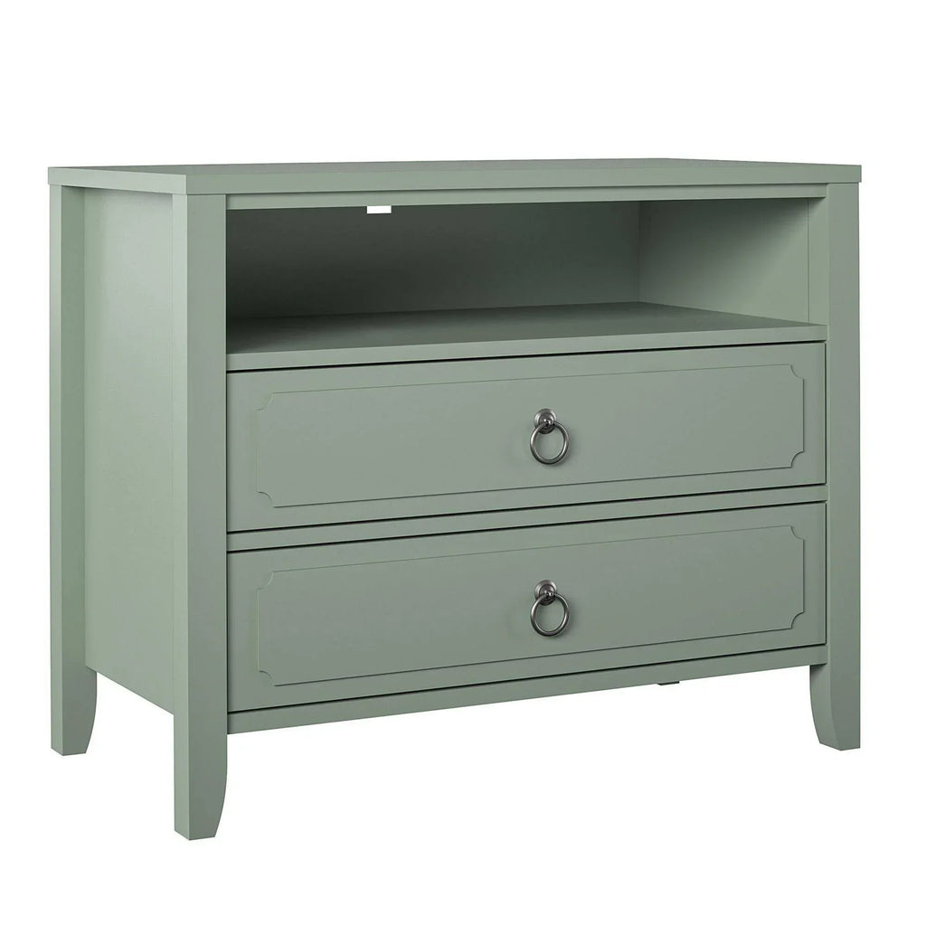 Drawer Nightstand, Green