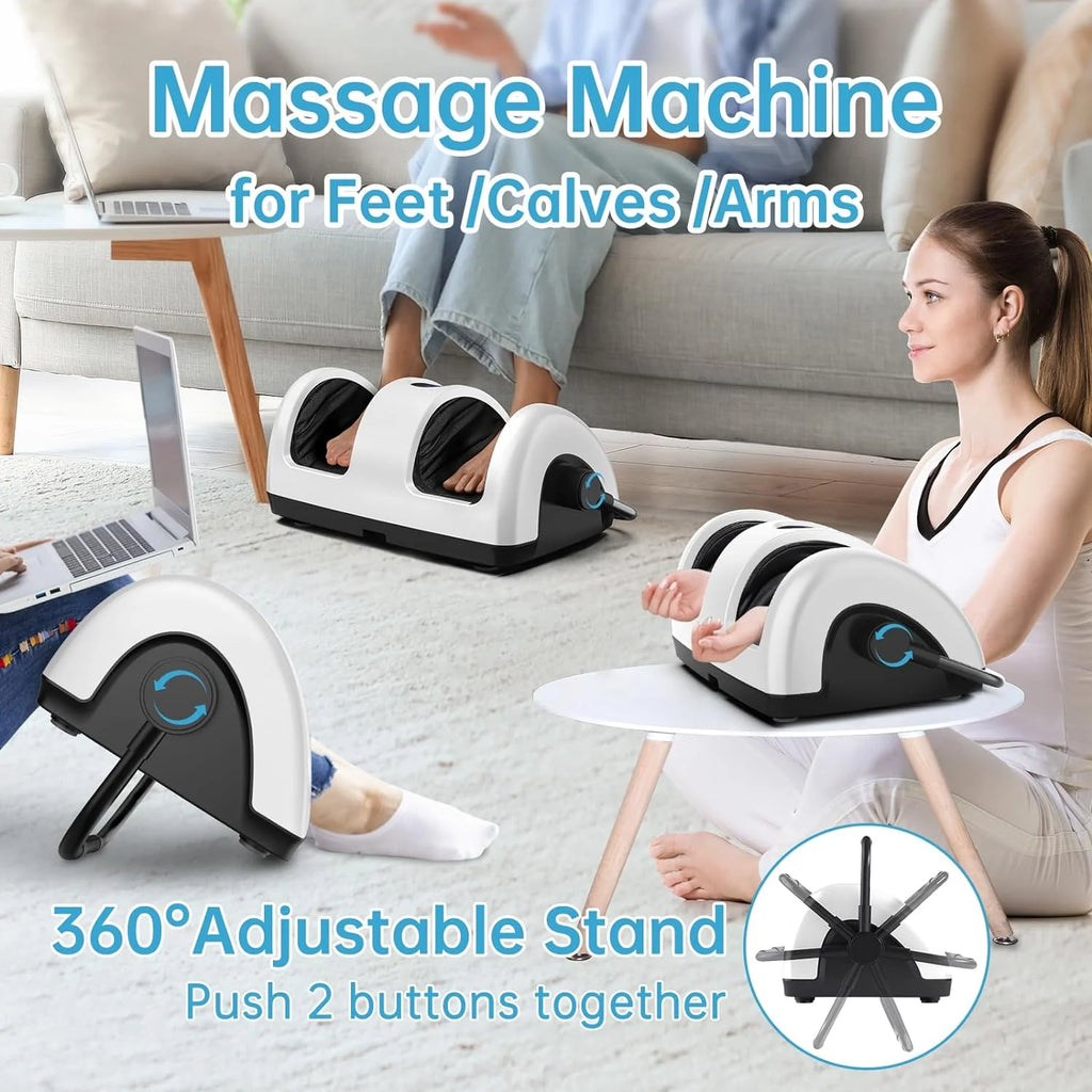 Shiatsu Foot Massager with Heat-Foot Massager Machine for Neuropathy, Plantar Fasciitis and Pain Relief-Massage Foot, Leg, Calf, Ankle with Deep Kneading Heat Therapy, Gift for Mother's Day - image 12