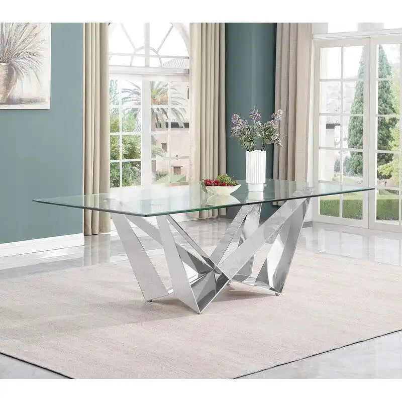 Premium Quality Glass Dining Table for Elegant Dining - image 3