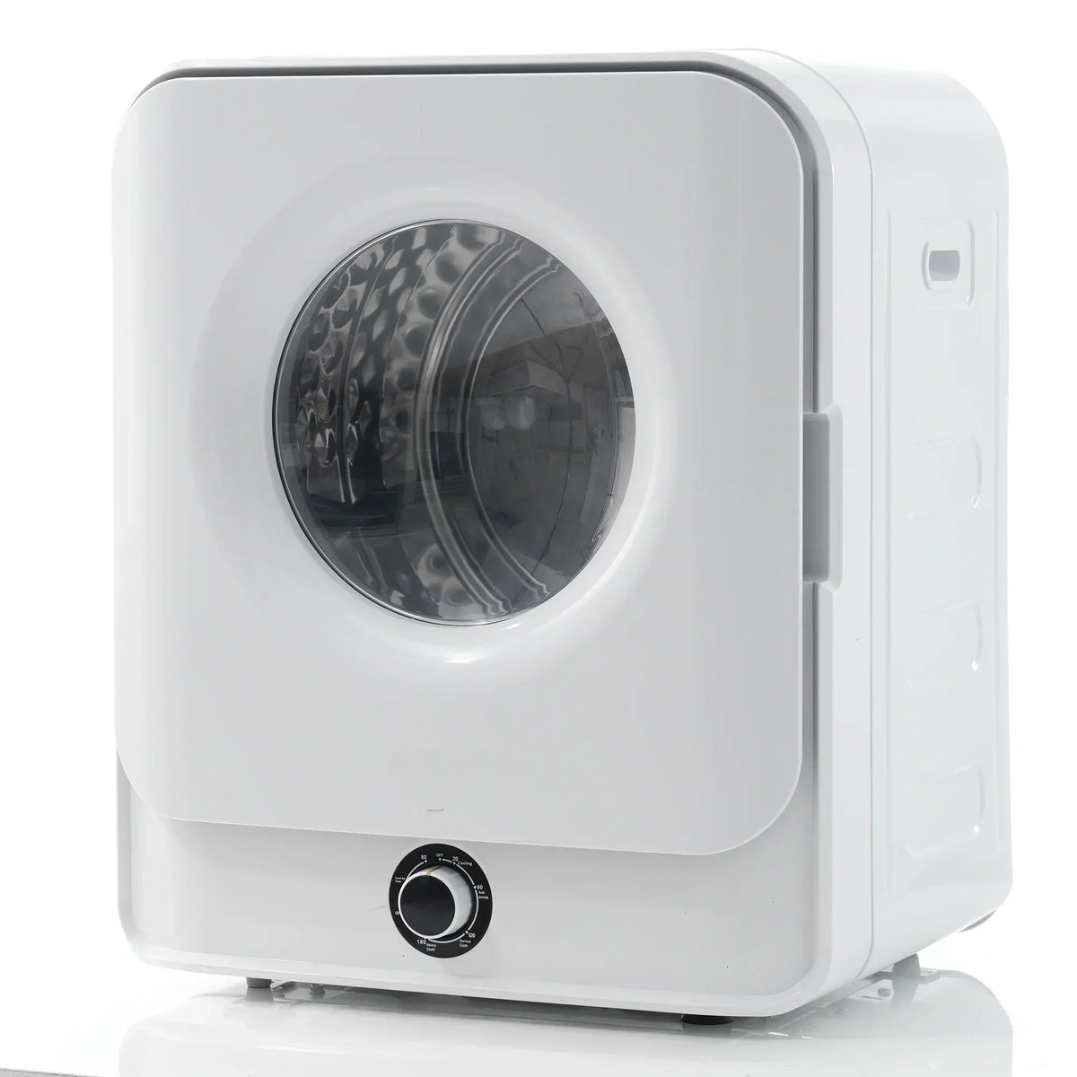 1.95 Cu.ft Front Load Clothes Dryer, Portable Compact Dryer 830W, 5 Drying Modes, Stainless Steel Drum, with Overheat Protect