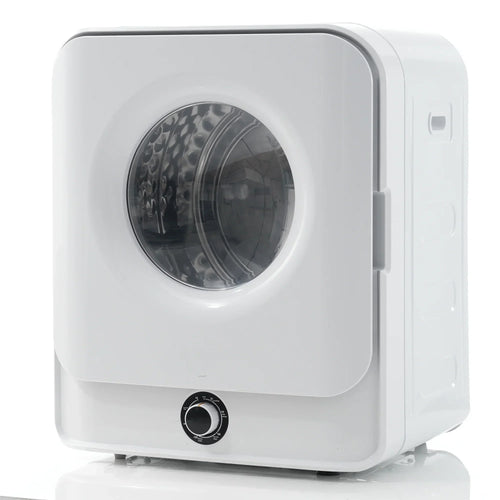 1.95 Cu.ft Front Load Clothes Dryer, Portable Compact Dryer 830W, 5 Drying Modes, Stainless Steel Drum, with Overheat Protect
