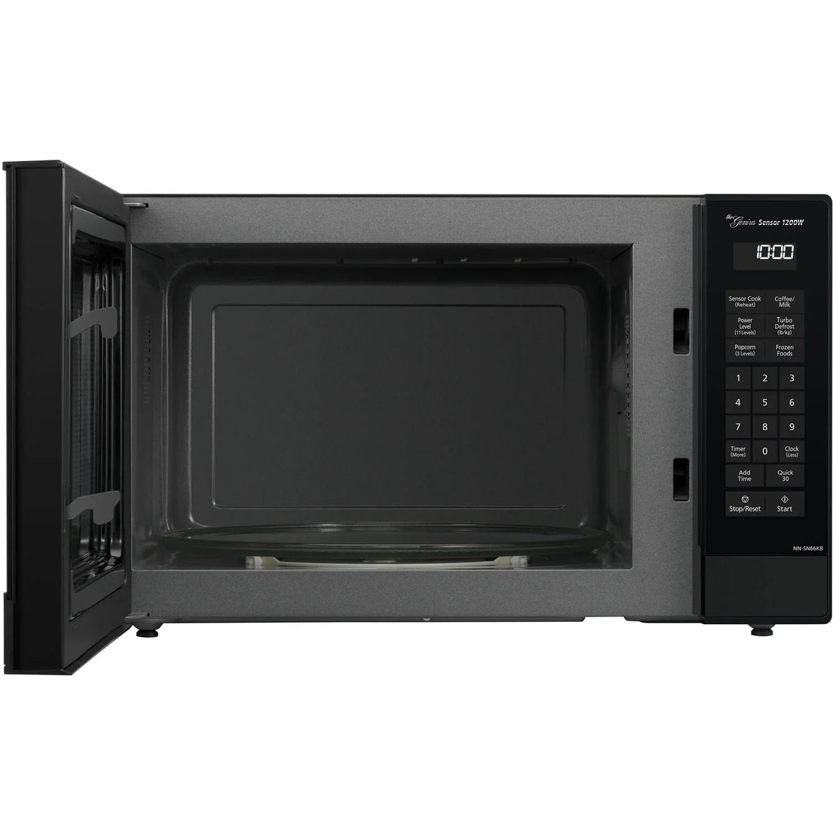 Panasonic 1.2 Cu. Ft. 1200W Genius Sensor Countertop Microwave Oven with Inverter Technology in Black - image 5
