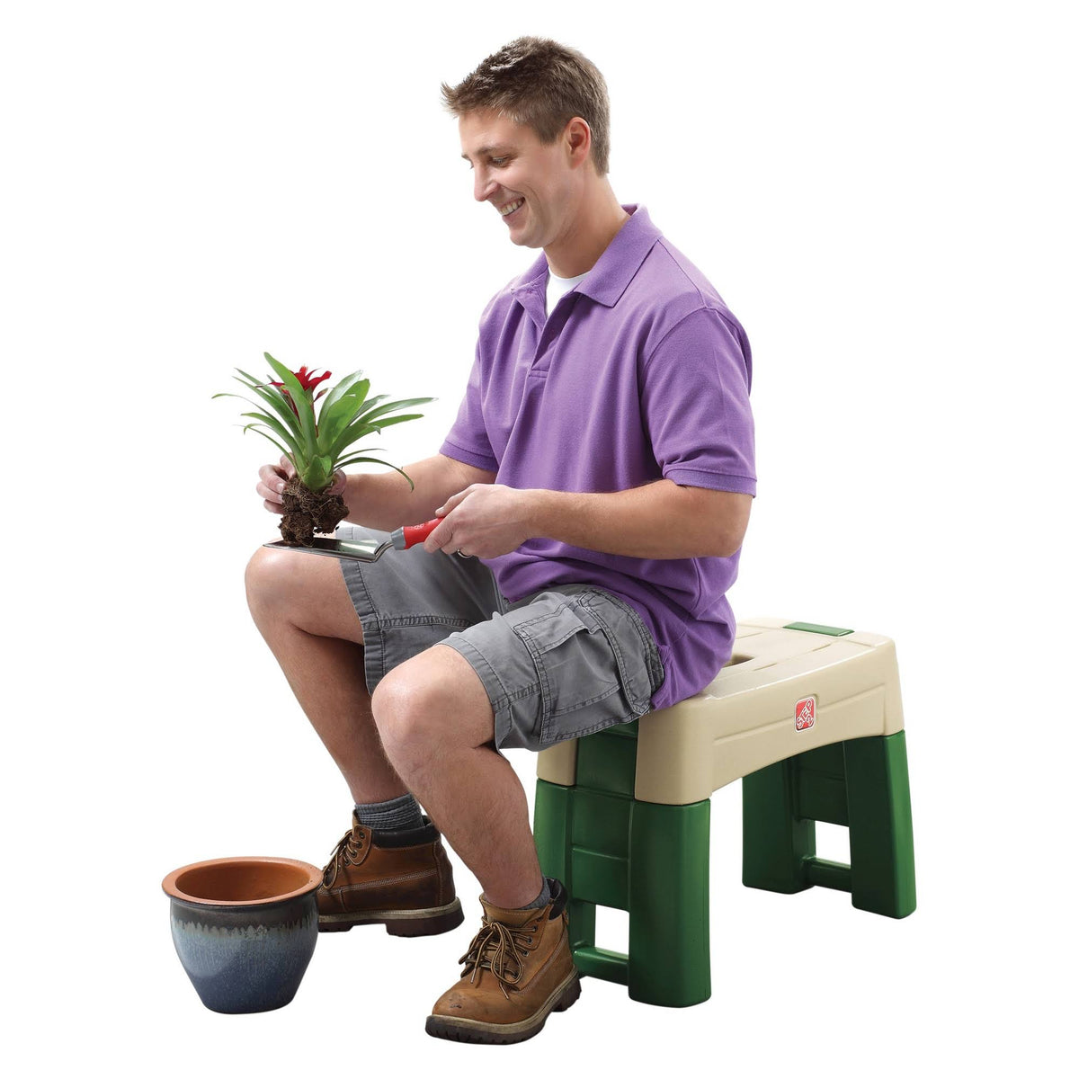 Step 2 Garden Kneeler Seat, Green