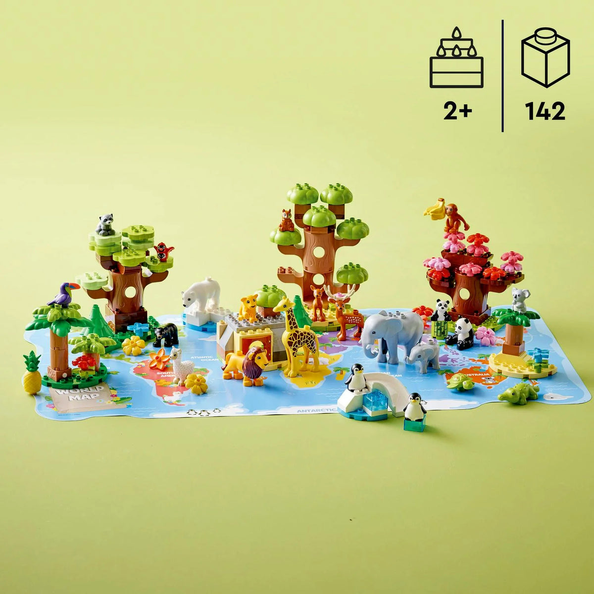 DUPLO Wild Animals of the World 10975 Building Toy Set (142 Pieces) - image 4