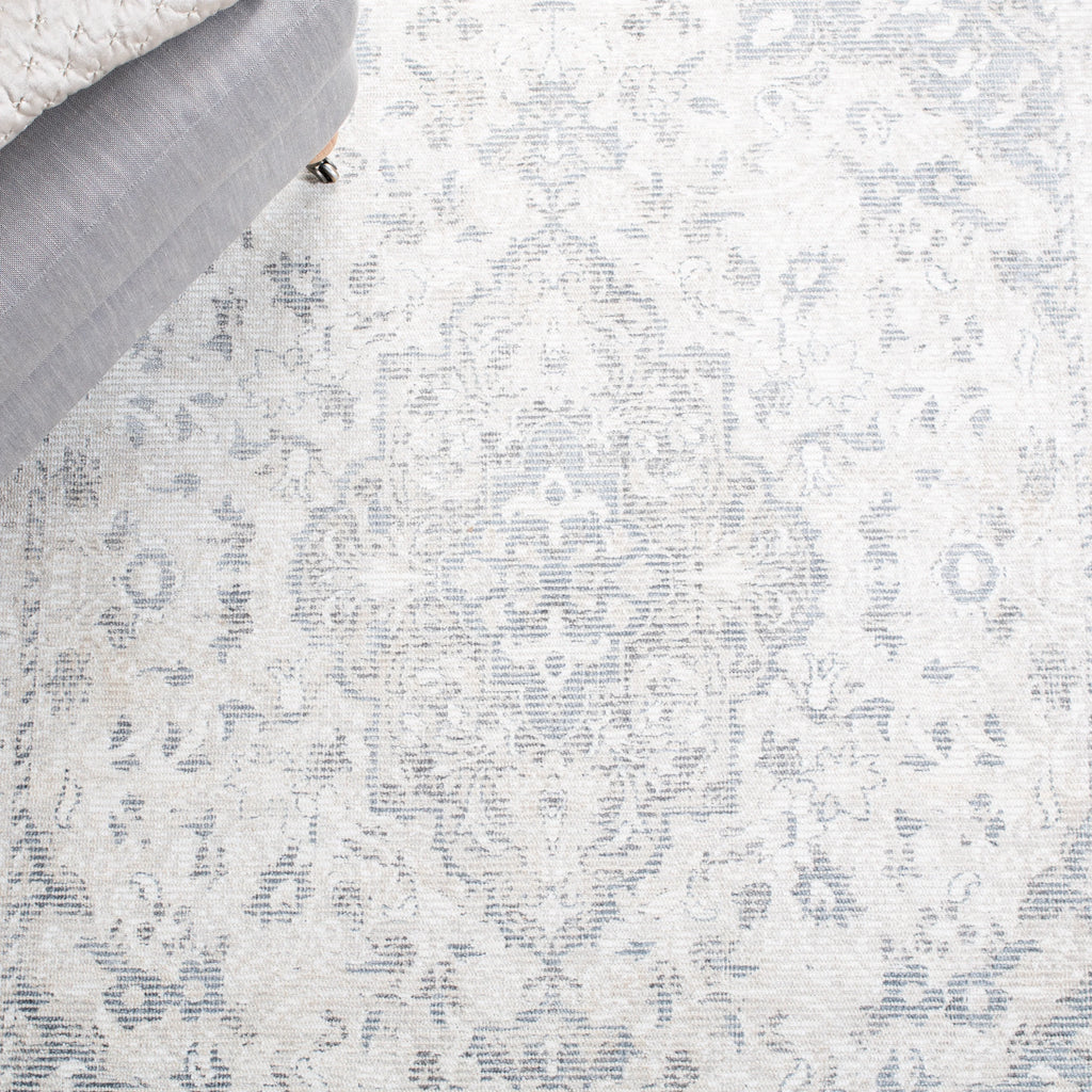 SAFAVIEH Restoration Vintage April Medallion Area Rug, Grey/Ivory, 8' x 10' - image 10