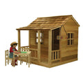 Outdoor Living Today Little Squirt 6 ft. Cedar Playhouse with Windows and Dutch Door - image 1