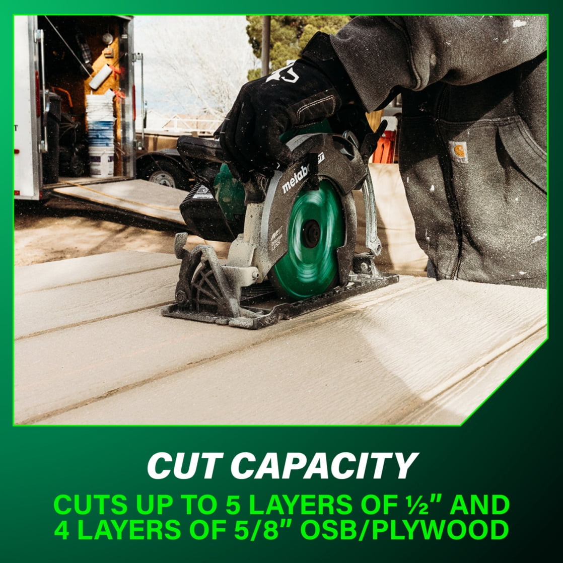 Metabo HPT 36V Cordless Circular Saw, 7-1/4-In, C3607DWA