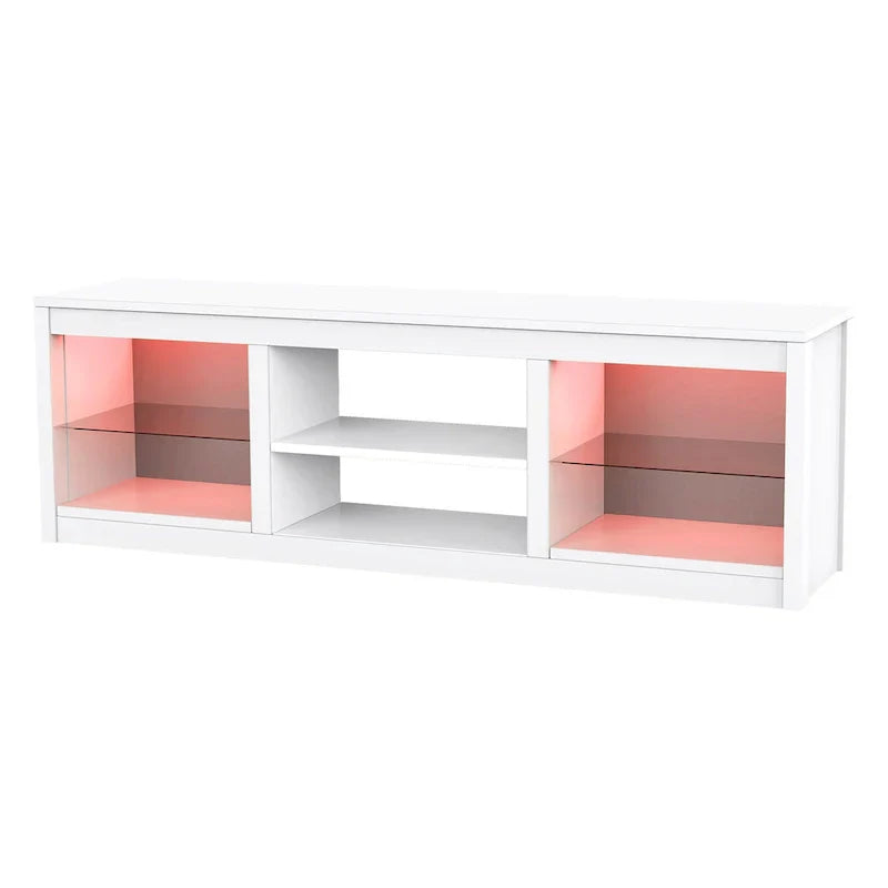 66-Inch Contemporary RGB LED TV Stand Console for TVs Up to 75 Inches - image 24