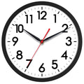 AKCISOT Wall Clock 10 inch Silent Non-Ticking Modern Wall Clocks Battery Operated - Analog Small Classic Clock for Office Home Bathroom Kitchen Bedroo - image 1