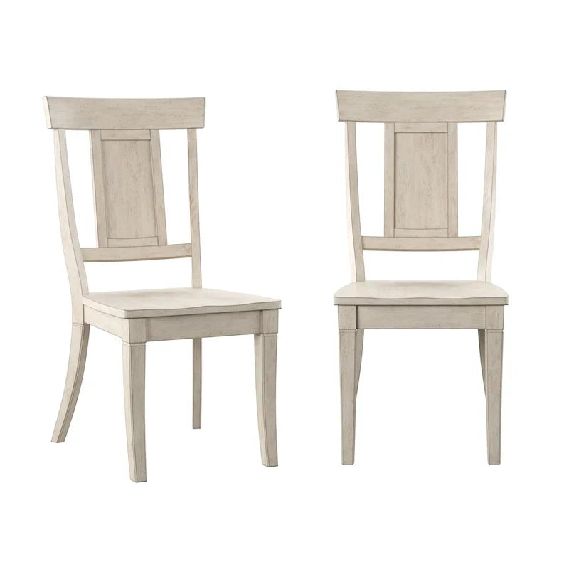 Set of 2 Ronda Wooden Dining Chairs with Panel Back - image 4
