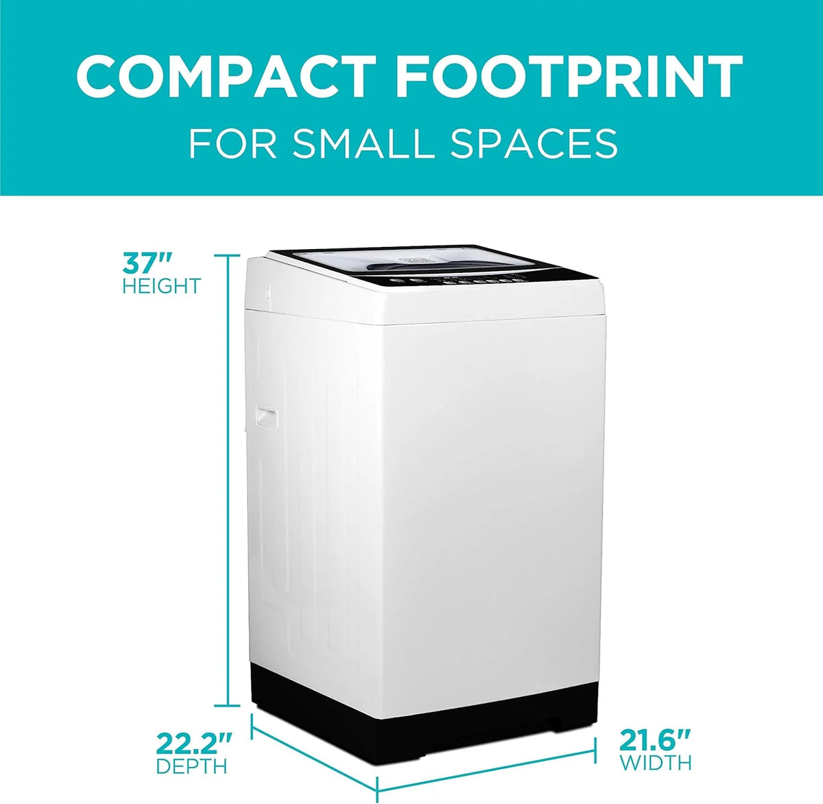 BLACK+DECKER 0.9 Cu. Ft. Portable Washing Machine - 5 Wash Cycles - image 26