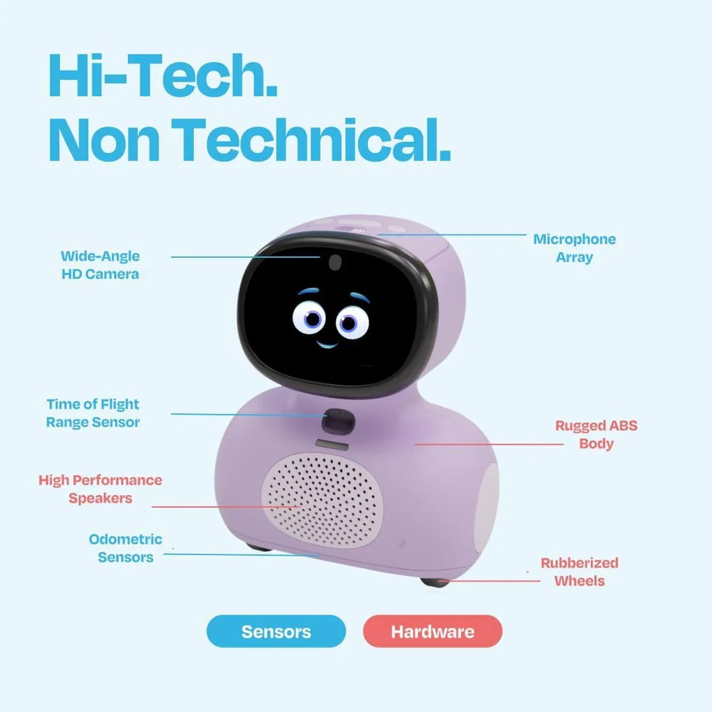 MIKO Mini: AI-Enhanced Intelligent Robot Designed for Children|Fosters STEM Learning & Education|Interactive Bot Equipped wit