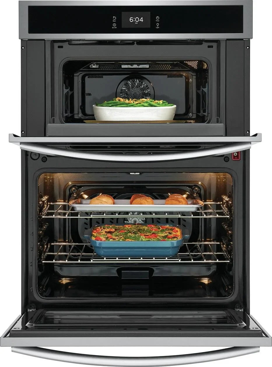 Frigidaire Gallery GCWM3067AD 30 inch Black Stainless Wall Oven and Microwave Combination - image 9