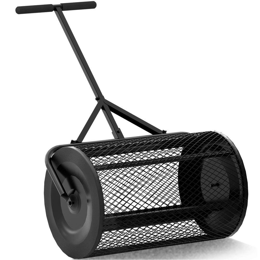 SP-001-JNN 24 in. Metal Handle Peat Moss Compost Spreader