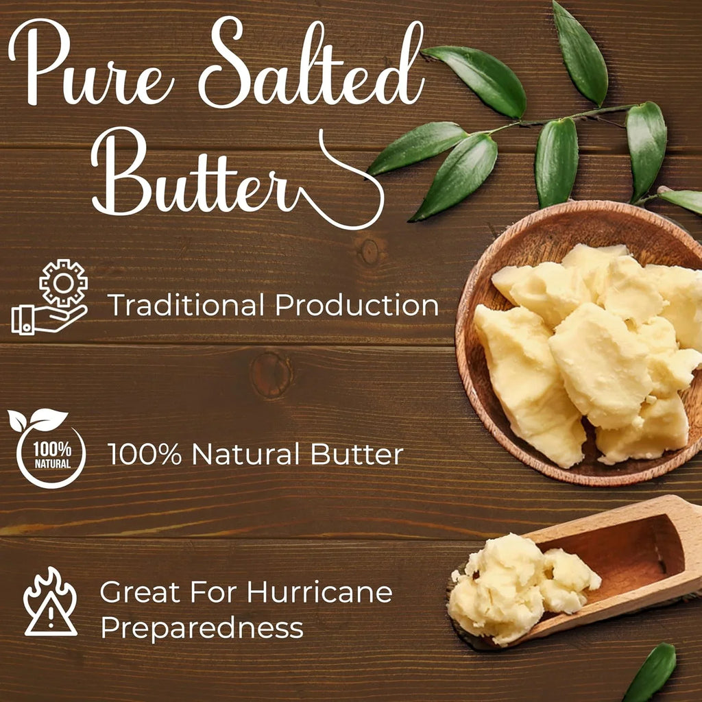 Beurdell Canned French Butter – 100% Natural Salted Pasteurized Real Butter | Long Shelf Life Emergency Survival Food | Great