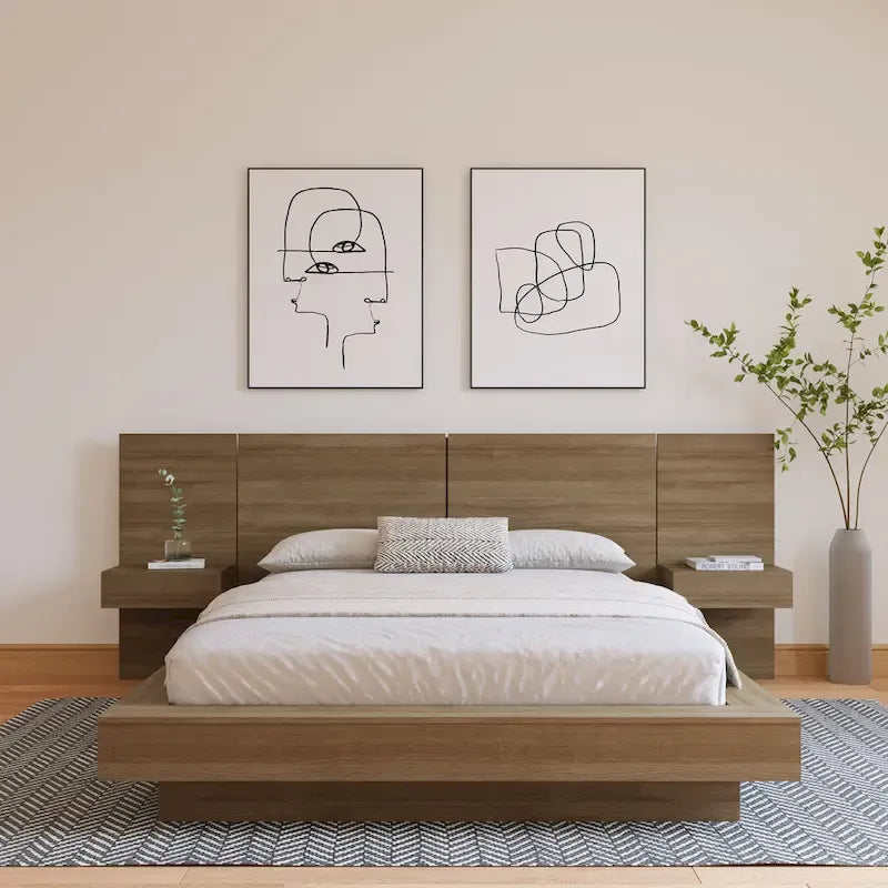 Napa 4-Piece Bedroom Set with Floating Nightstand - image 6