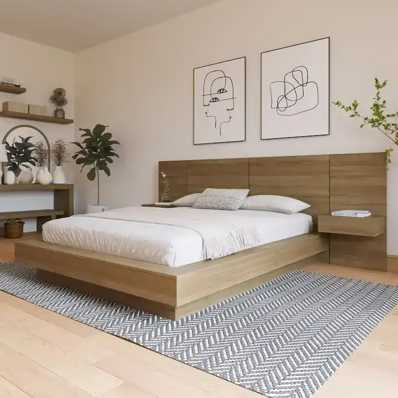 Napa 4-Piece Bedroom Set with Floating Nightstand - image 5