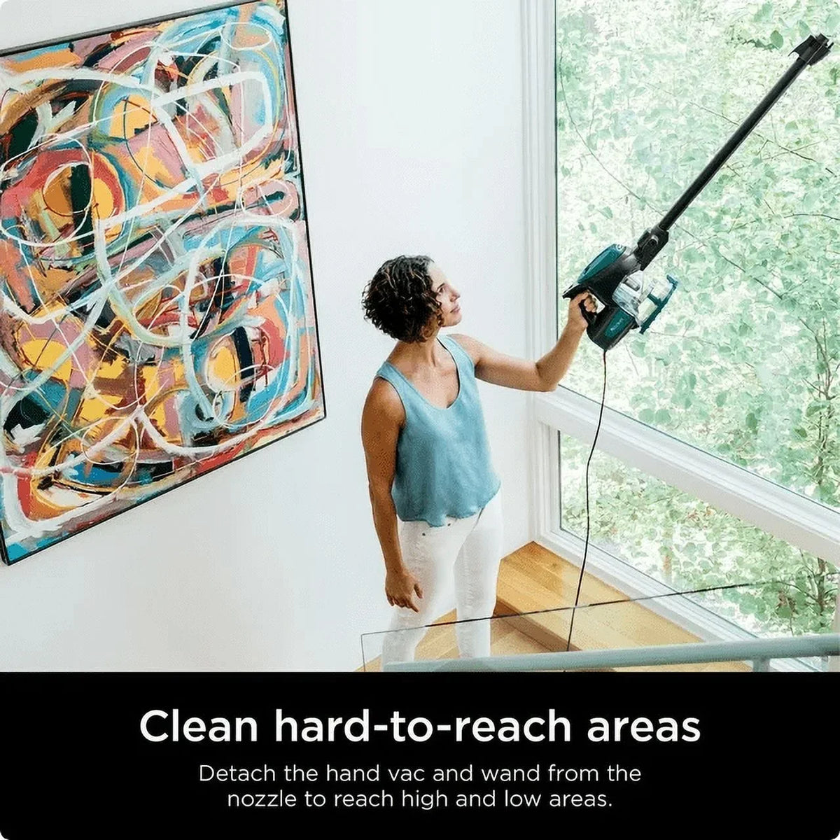 Restored Shark Corded Stick Vacuum, Green CS110EM (Refurbished) - image 4