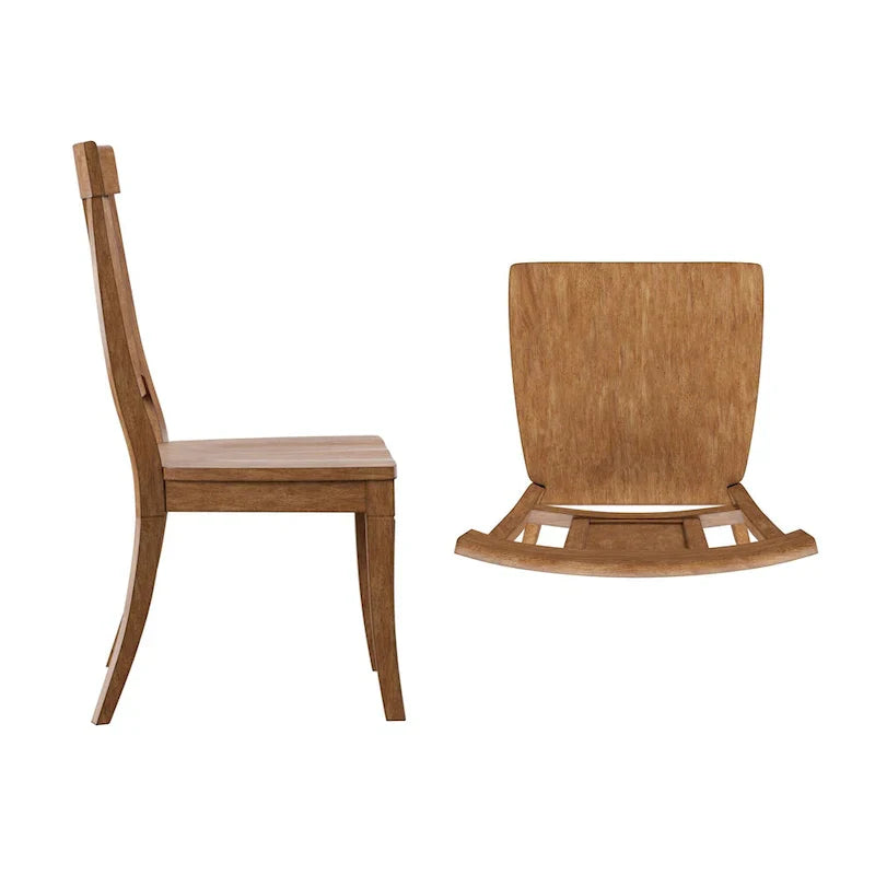 Set of 2 Ronda Wooden Dining Chairs with Panel Back - image 24