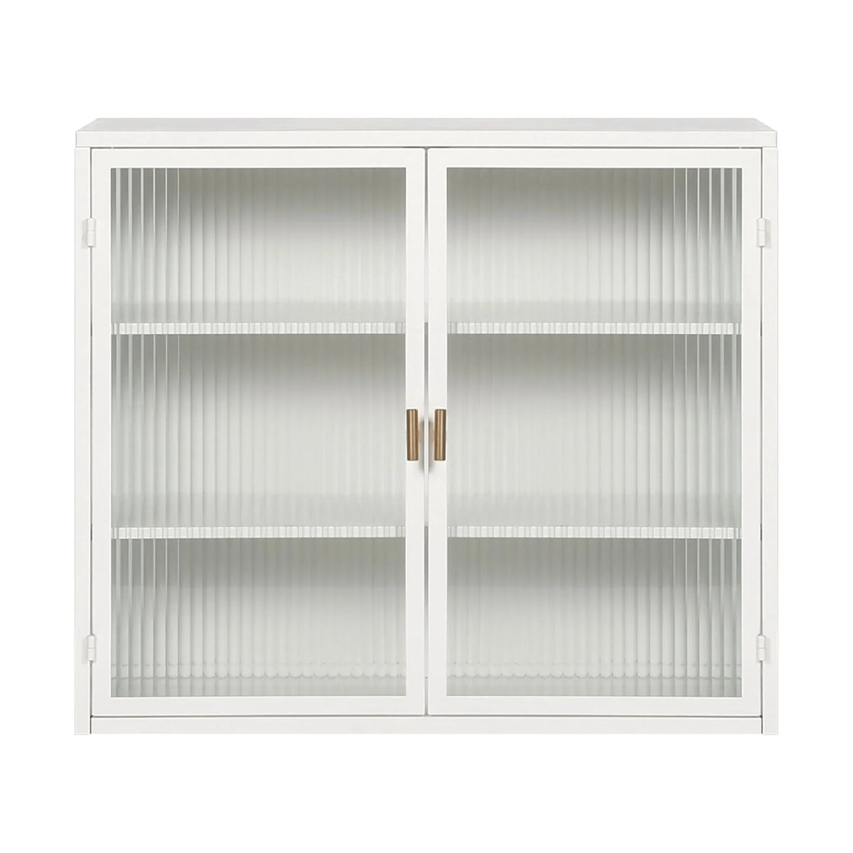 27.56"Modern Wall Cabinet with Glass Doors, Bathroom Cabinet with Featuring Three-tier Storage for Entryway Living Room, Bathroom or Dining Room - image 13