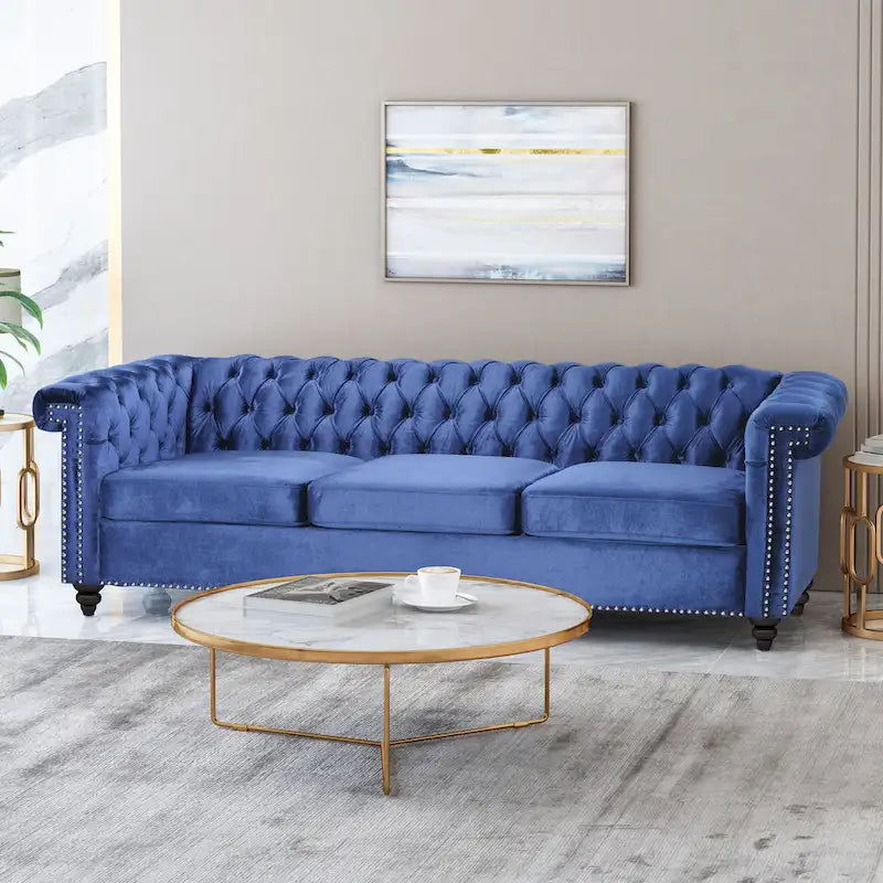 Christopher Knight Home Parkhurst Velvet Tufted Sofa - image 14