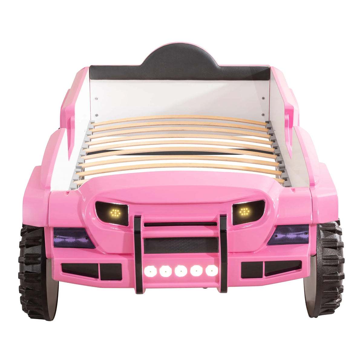 Furniture of America Terra Kids Plastic Twin SUV Bed with LED and Sound, Black - image 20