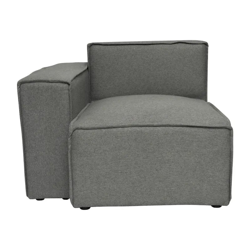Modern Left Armrest Modular Sectional Sofa Chair - image 37