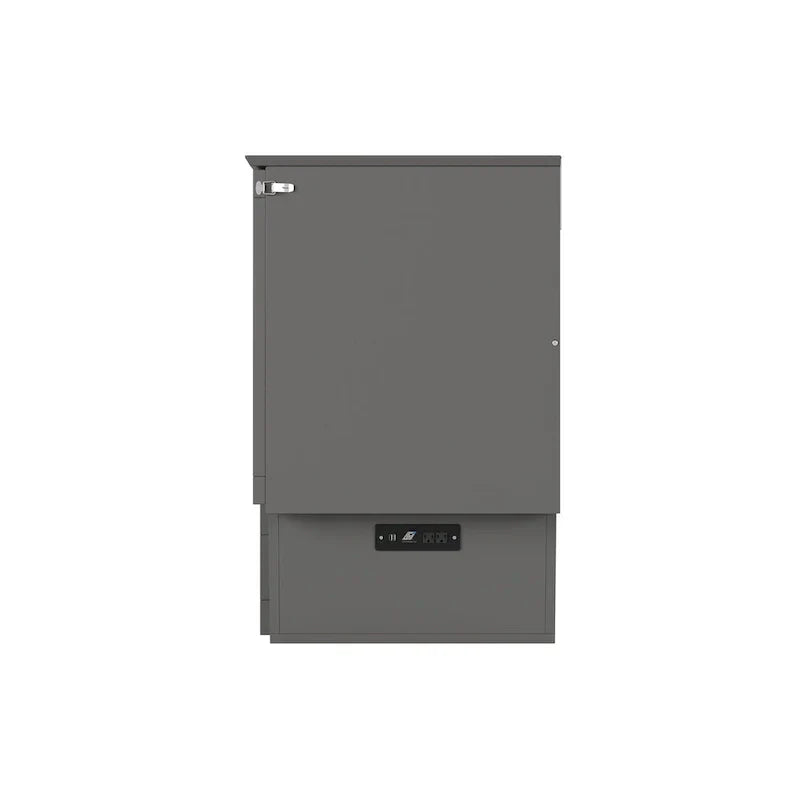 Monroe Full Murphy Bed Chest with 6 Memory Foam Mattress - image 4