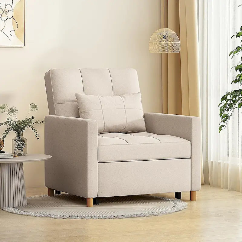 AECOJOY 3-in-1 Convertible Sleeper Sofa Chair with Pillow and Adjustable Backrest - image 6