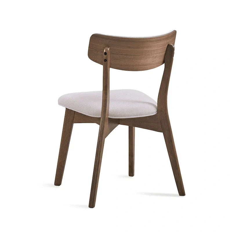 Mid Century Dining Table Set with 4 Upholstered Chairs and Wooden Frame - image 38