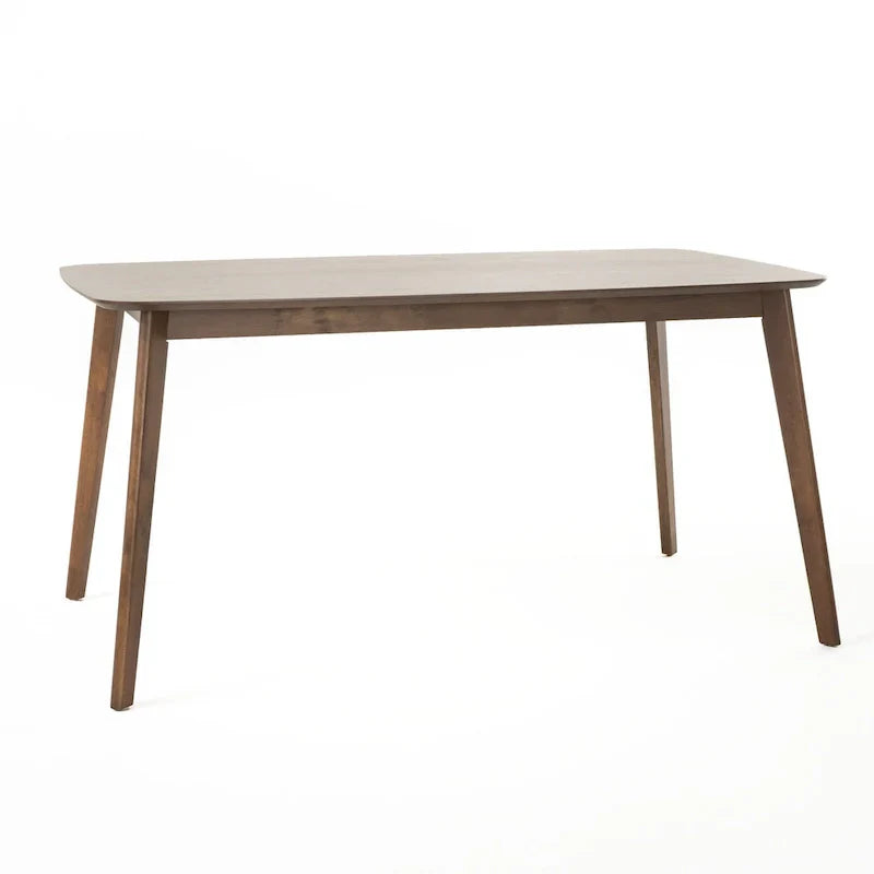 Mid Century Dining Table Set with 4 Upholstered Chairs and Wooden Frame - image 37
