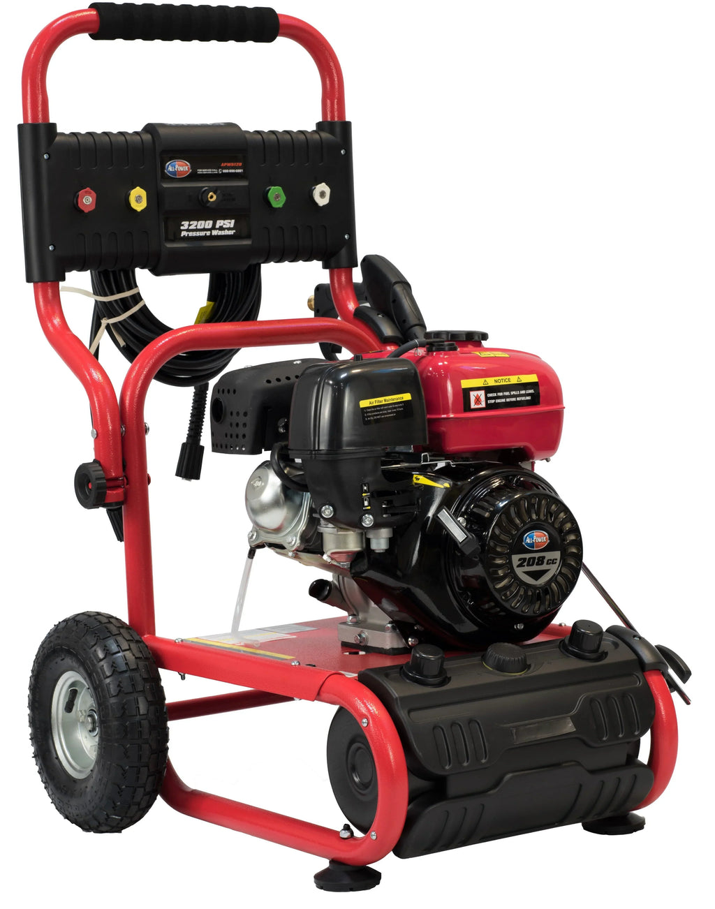 All Power Heavy Duty 3200 PSI, 2.6 GPM Gas Pressure Washer, Power Washer for Outdoor Cleaning, APW5120
