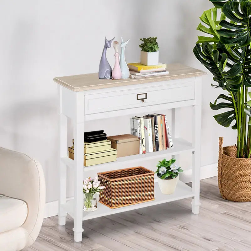 Porch & Den Gatto Accent Side Table with Drawers - image 1
