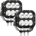 LED Off-road light, IP68 LED Off-road driving 5-inch LED tractor Working Light 120W 10000lm Assisted driving fog light Combination beam Heavy-duty car Boat ATV RV Pickup 12V 24V, a pair - image 1