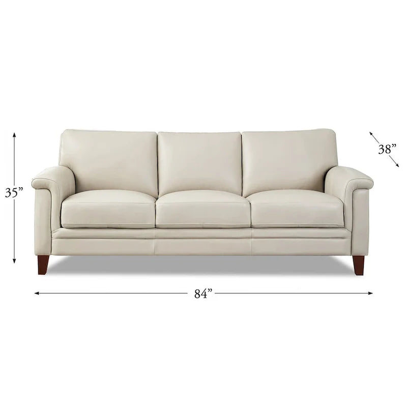 Hydeline Westcott Premium Top Grain Leather Sofa with Memory Foam and Spring Support - image 11