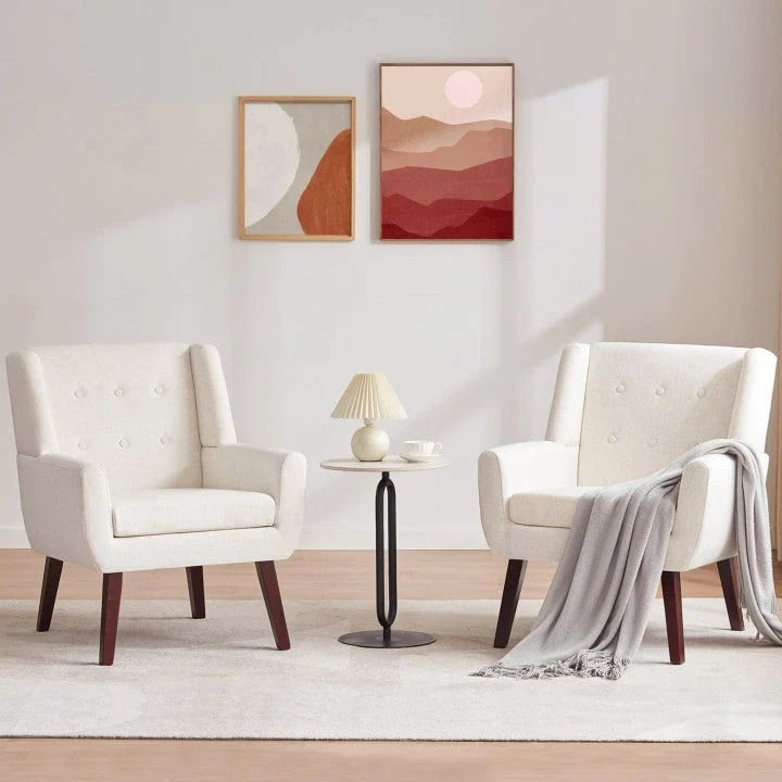 HUIMO Set of 2 Modern Tufted Accent Chair - image 5