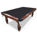 Classic Slate Pool Table with Cues and Balls Set for Home or Lounge, Walnut Wood, 8FT - image 3
